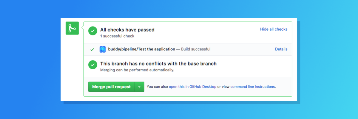 useBuddy's tweet image. Test Pull Requests before giving @GitHub the green light for merge with the new trigger option: [bit.ly/bw-pull-reques…] 

#devops #gitflow