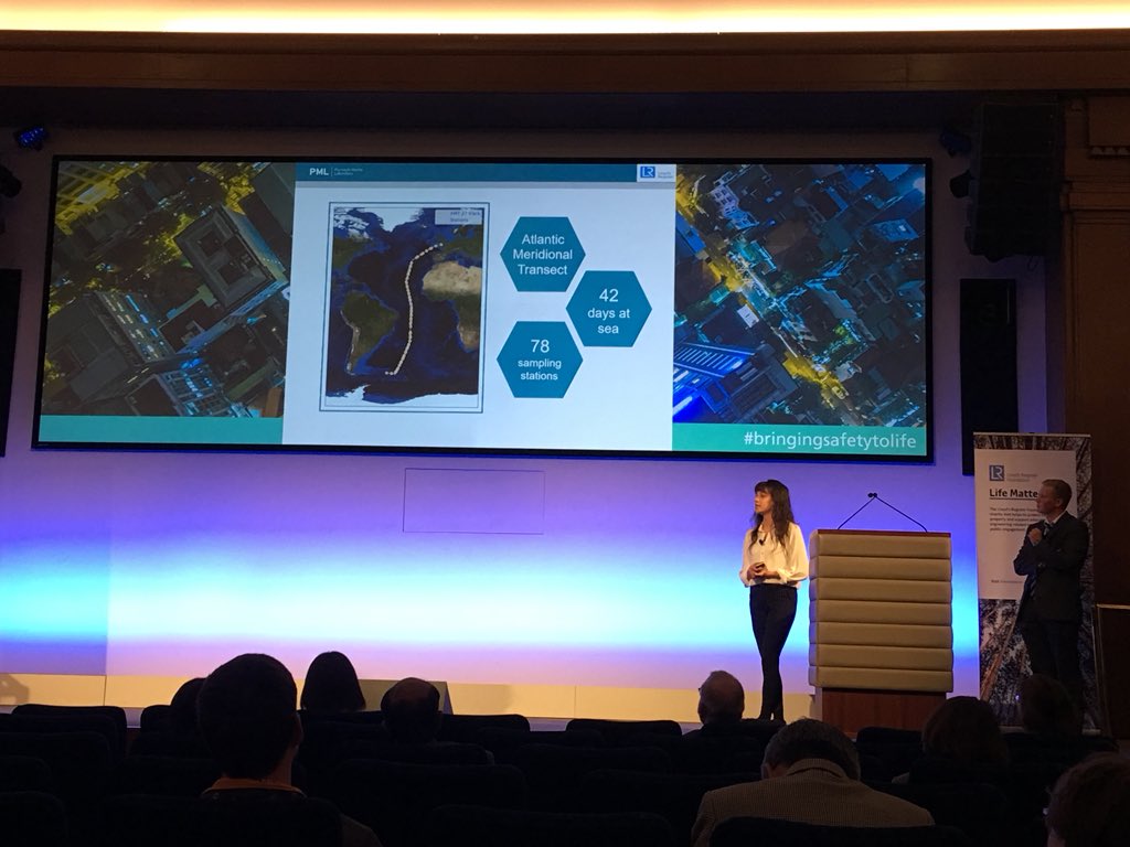 beale_rachael's tweet photo. Our Lloyd’s Register Foundation apprentices have just given a totally inspirational presentation at the LRF international conference about their unique and exciting apprenticeships so far at Plymouth Marine Laboratory @PlymouthMarine #bringingsafetytolife https://t.co/u21GsYYuDf
