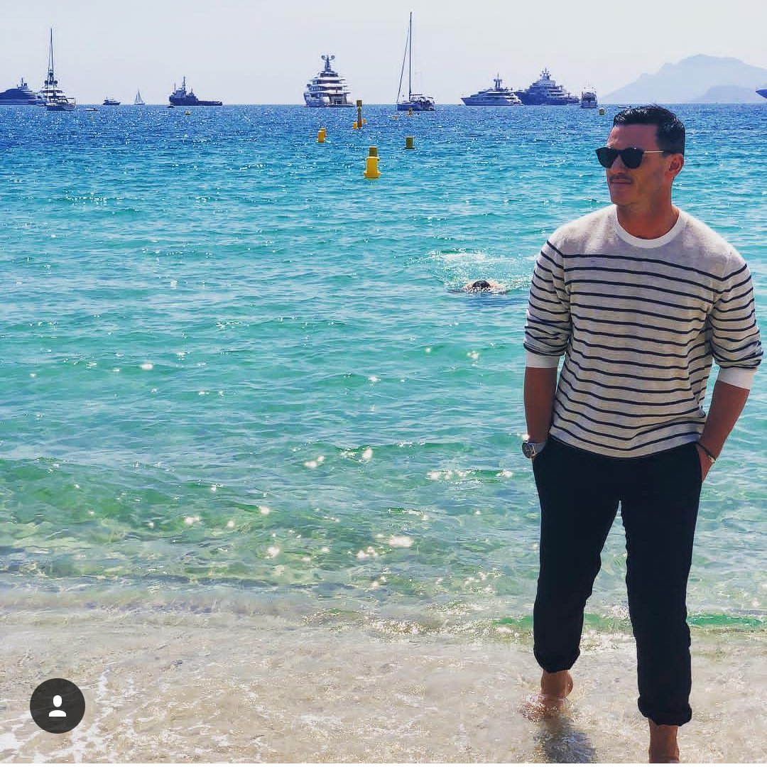 FanLukeEvansFr's tweet photo. "As close to the sea as I will get on this trip 😞 #cannesfestival #codedazur #waterbaby" via l'IG de Luke! 😎
#LukeEvans #Luketeers https://t.co/n3ODl7LJWn