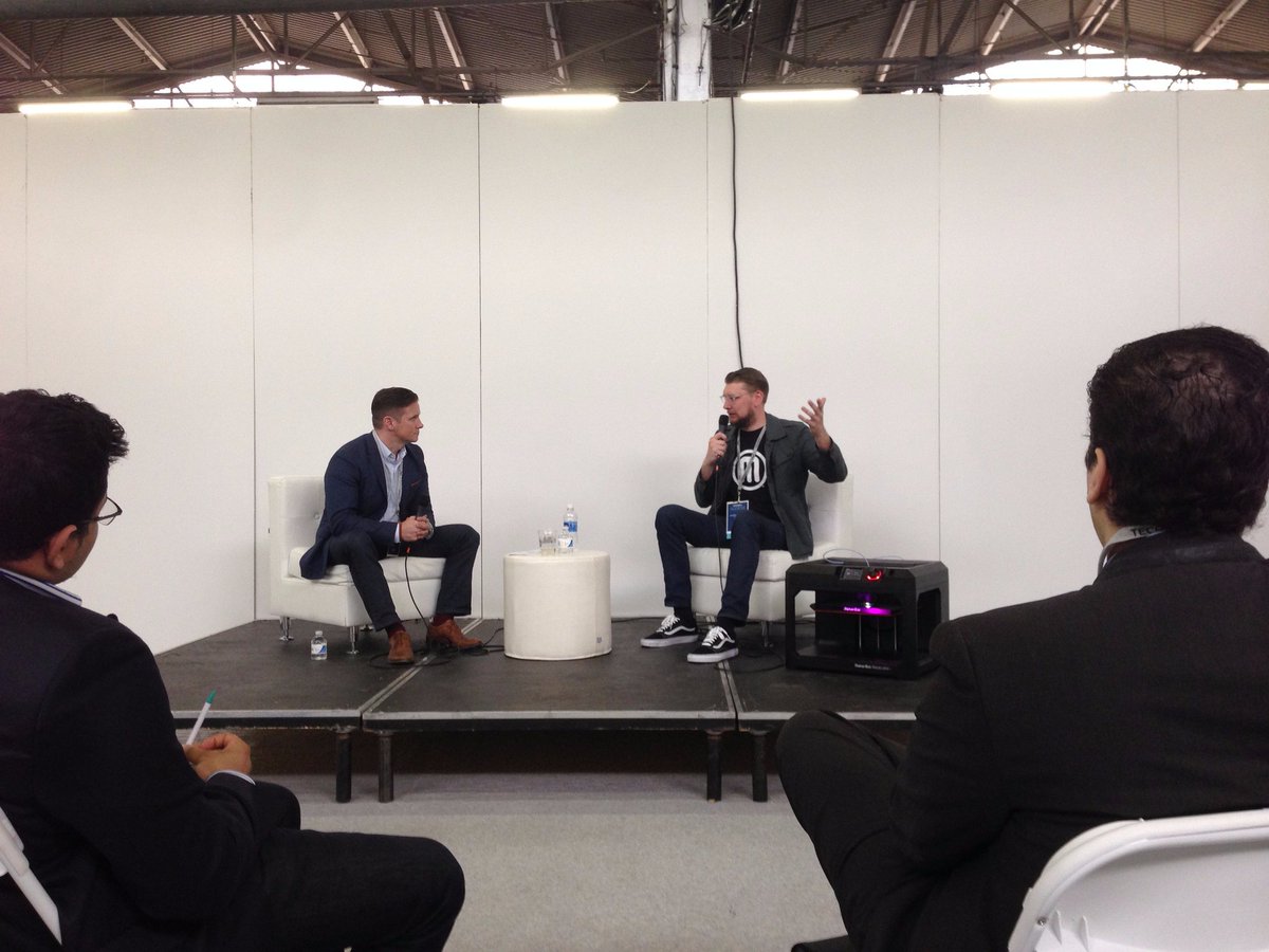 makerbot's tweet image. We&apos;re stoked to see the startups at #TechDay — but even more excited for the @Captain_Plan_it crash course in #3DPrinting at #TechDayTalks at 12:00pm!