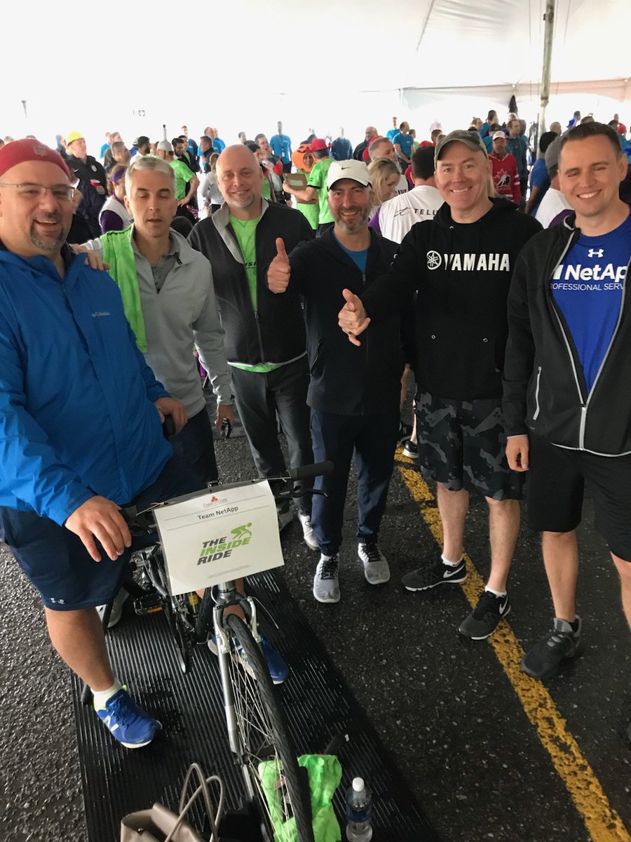 NetAppCanada's tweet photo. Congrats to the @NetAppCanada team in #Ottawa for their support of #Candlelighters #insidetheride #givingback https://t.co/ZsyUSqyQJM