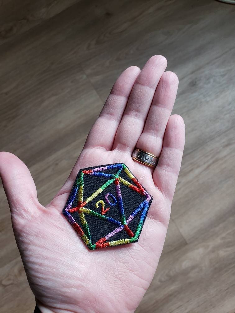 vaspider's tweet photo. Can't believe it took me this long to add this: #DungeonsandDragons #d20 #patch - a perfect #dm gift, maybe?
Coming soon: #pride #dice #patches! #dungeonmastergift #queerartist #rpgs #rpgeek #shopsmall #disabledartist #aesthetic #phillyart #phillyartist
https://t.co/AQNXxyvs5G https://t.co/mi7iNXjMLw