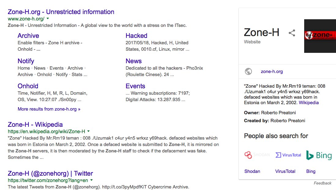 ninaandtito's tweet photo. HOW MUCH DO YOU WANNA BET RIS IS INVOVLED IN ZONE-H!!?!?!!?!
#ZoneH https://t.co/dkSyI3kY9R