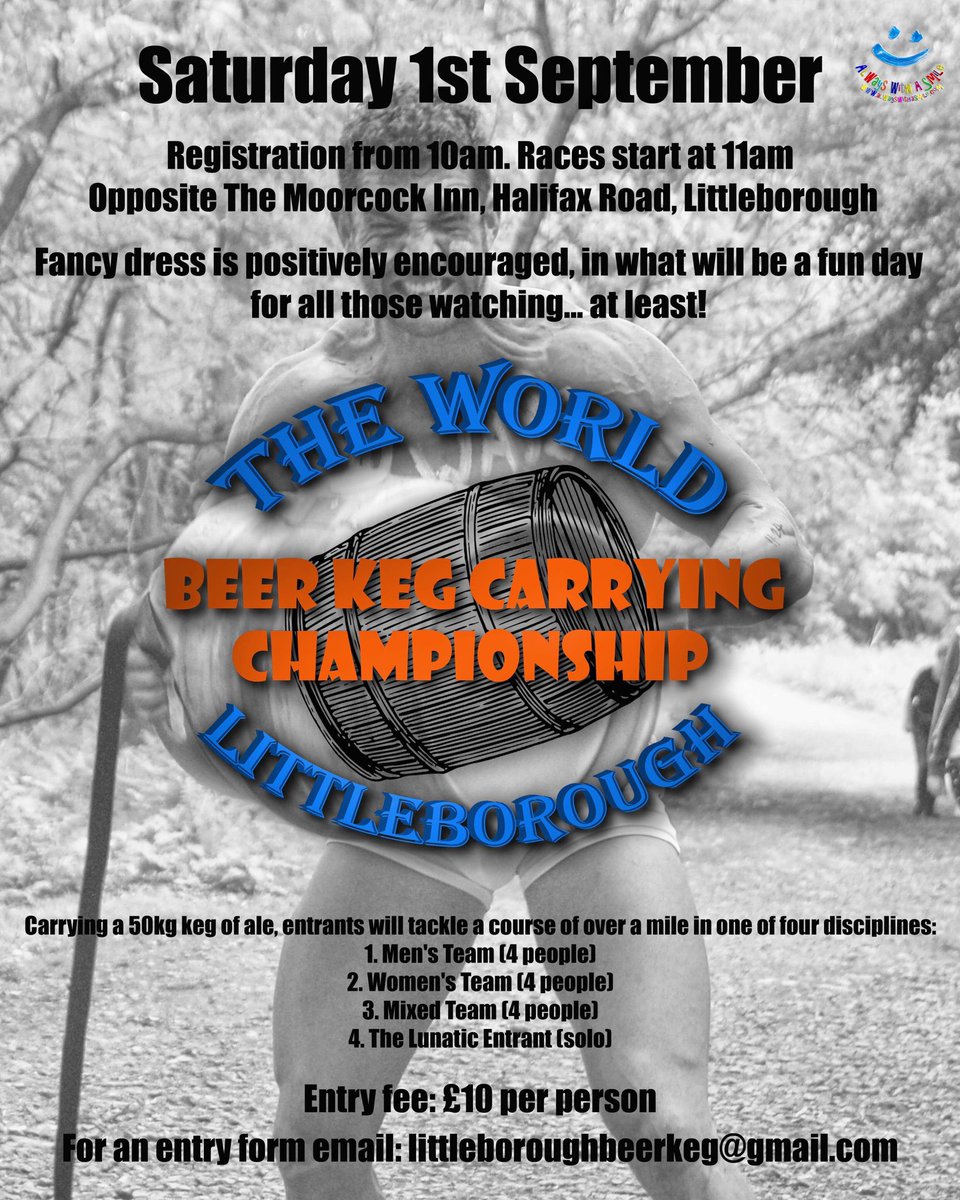 Official poster has arrived #littleborough #worldrecord