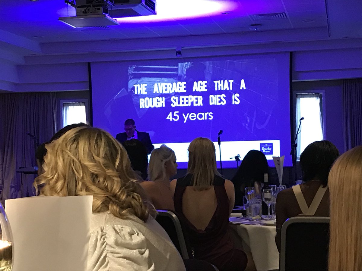 EmmaFraser6's tweet photo. Gordon the general manager @simonotstreets talks about the great work of the charity #rdb2018 https://t.co/NdfxrPRYmc