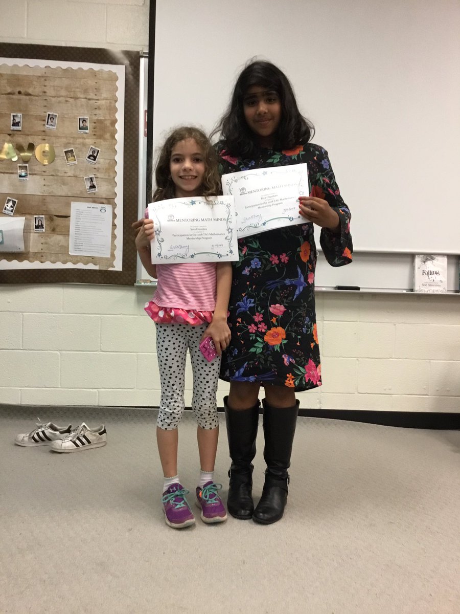 ZimnyTAGclass's tweet photo. Mentoring math minds awards! These 5th graders have been mentoring our 2nd grade and inspiring them Mathematically! #tag @CarawayElem @RoundRockISD @giftedtalentedu https://t.co/dqqyFojUCZ