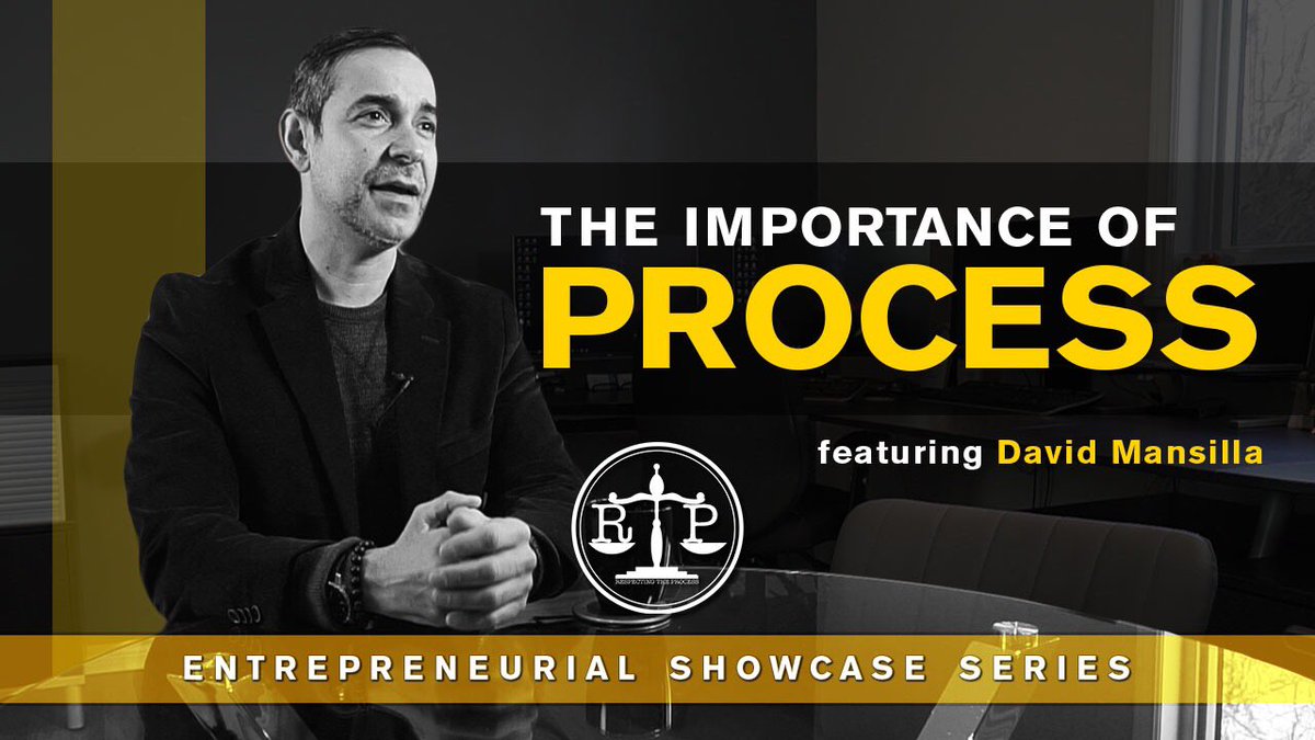 RespecTheProces's tweet photo. @davidmansilla from ISU Corp, shares why #respecting the #process is important and how it has helped his company grow. Watch David Mansilla’s Entrepreneurial Showcase Series on how #RespectingTheProcess is important on @RespecTheProces @YouTube channel, link is in the bio! https://t.co/WHrMLlDKxy