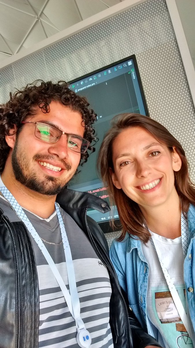 ChubyAvodroc's tweet image. With @FMuntenescu, we were taking about #kotlin #ViewModels Advocate life 😅😆, she&apos;s totally awesome