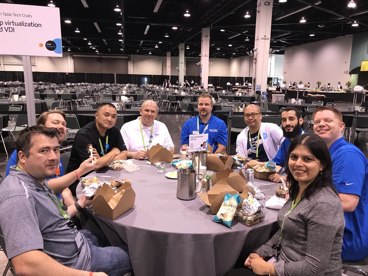 VDIHacker's tweet image. If you have time today come to the Lunch Table Tech Talks at 1230-130 today.  10 Great Speakers and Topics! #CitrixSecurity #CitrixSynergy