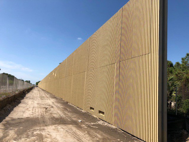 MyFDOT_SEFL's tweet photo. #FDOTatWork New sound barrier wall has been installed along I-95 in Boca Raton at the Fairfield Gardens neighborhood https://t.co/5y6KX7UVfN