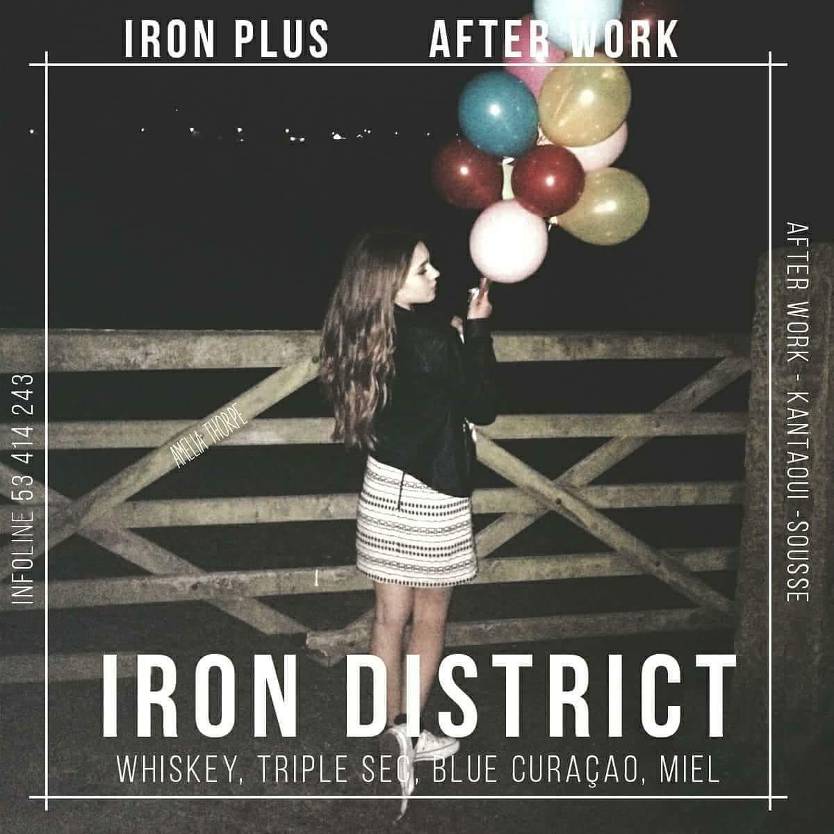 IronPlusbar's tweet photo. Come and meet our #Iron_district_Cocktail 🍹
It's all #All_Nightlong_Happy_hour  tonight.
At Iron Plus.

Infoline : 58400050 https://t.co/9AyfF0ns59
