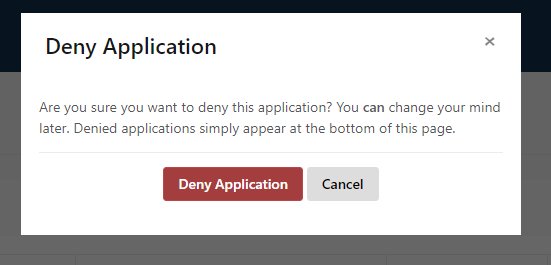 NerdiOrg's tweet image. I made the view button mark the application as "seen" in the #database. I almost made the applicant name also do this because they both pop up a modal... but then I realized the button can be a mark as seen "FEATURE"... #CodeSmartNotHard #100DaysOFCode Day 9!! #jQuery #AJAX