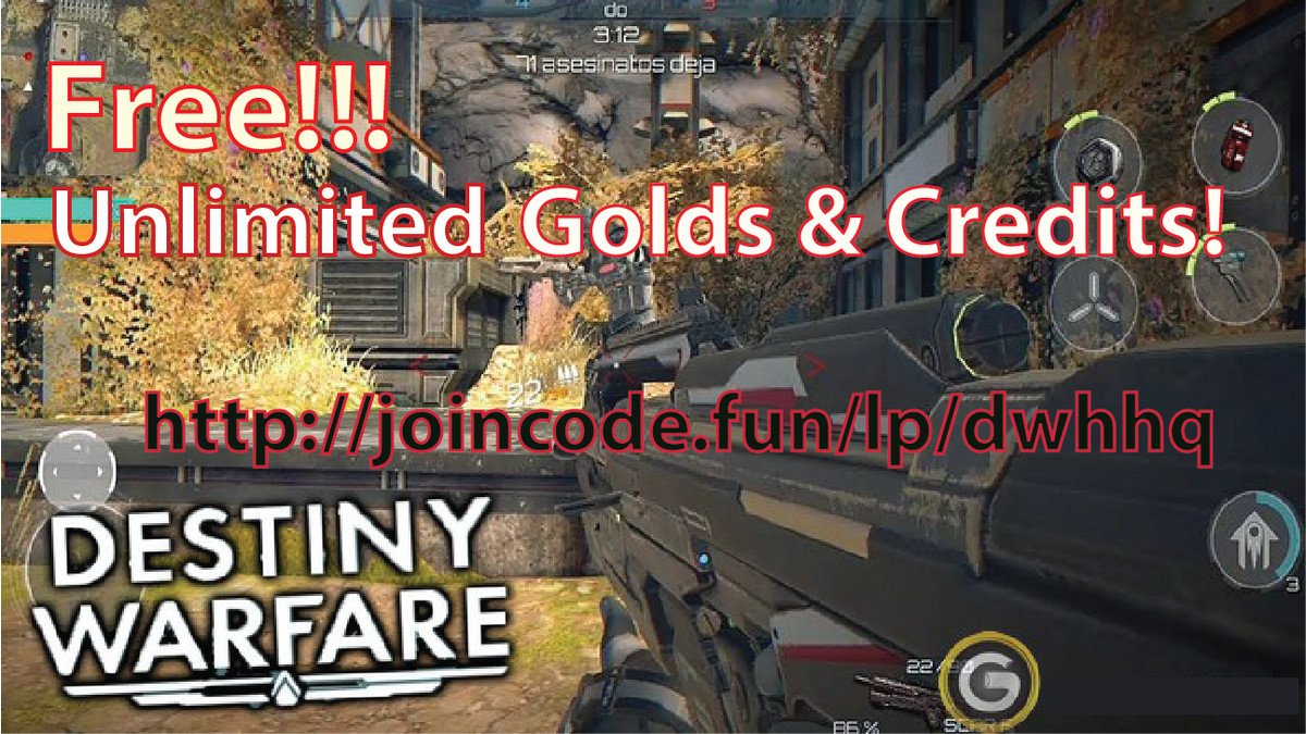 How To Get Unlimited Golds and Credits For Destiny Warfare.
It's Free &amp; 100% Safe.