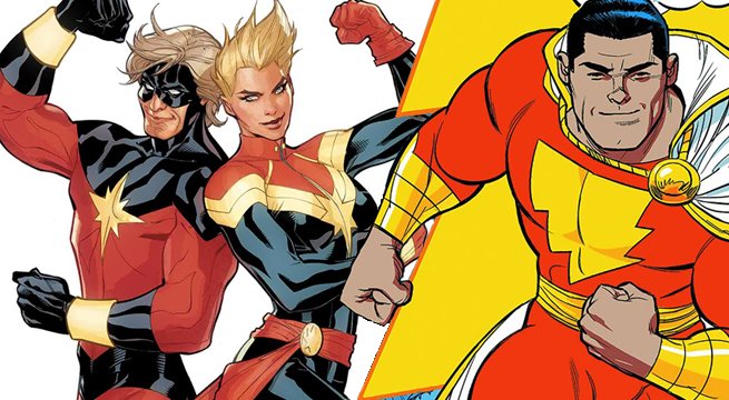 ComicBookNOW's tweet photo. How to Tell the Difference Between CAPTAIN MARVEL, MAR-VELL, and SHAZAM! - https://t.co/333Xxdret3 https://t.co/FvD5QU8LpG