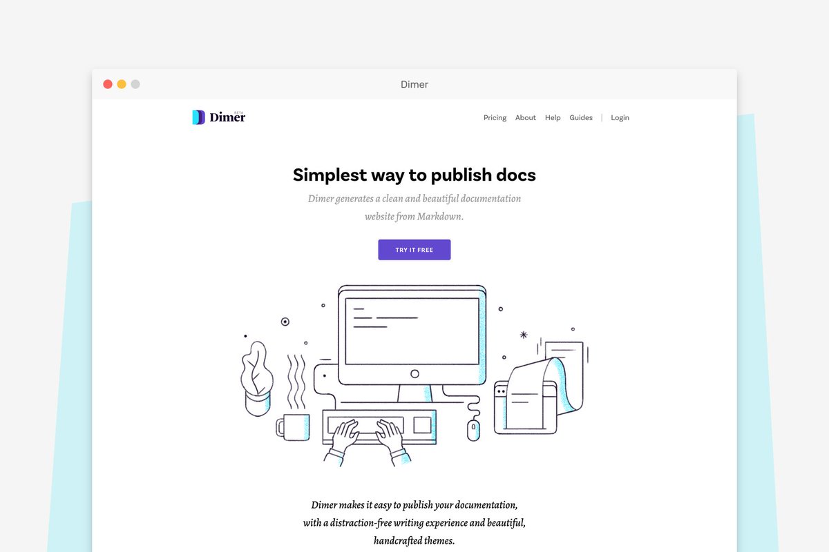 laudable_sites's tweet photo. Dimer – Simplest way to publish docs: https://t.co/fO4QOOrXQ1 (@dimerapp) https://t.co/HyABUTgSSR