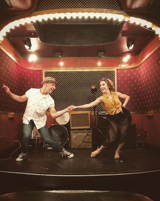 BandstandBway's tweet photo. #Repost @MissAndreaDotto: "Throwing it back to this magical day! 🤗 Missing my dance partner and pal, @TapDanceKaz! 💓 #RaymondAndMildred" #JustLikeItWasBefore https://t.co/F51T2DXx3K
