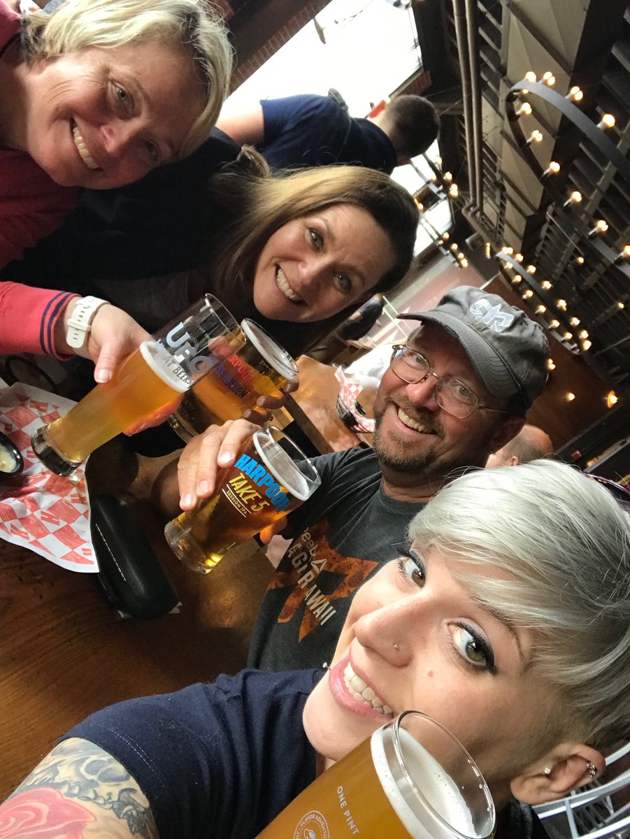 Jessica_Curcy's tweet photo. Cheers to Ragnar Cape Cod and our amazing team!! @harpoonbrewery @RagnarRelay #justaddfriends #ragnarrelay #ragnarcapecod #myastheniagravis #livewithMGruntolive https://t.co/XkRx6zhMRE