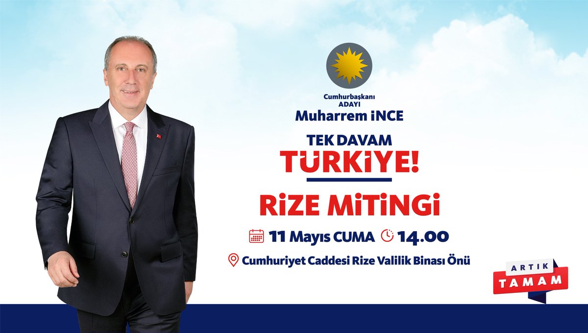 vekilince's tweet photo. Ana ocağım Rize'den T A M A M diyeceğiz! #TekDavamTürkiye https://t.co/eSmbaZCW8k