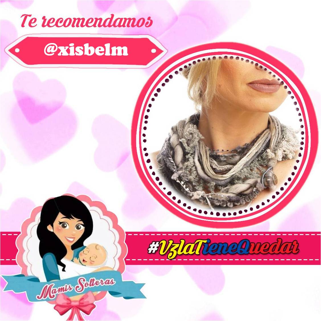 La conjugación de colores y  materiales como lanas, telas, piedras semipreciosas, conchas marinas, esas que dan un toque completamente distinto a tus vestimentas y te hacen lucir super chic, solo la encontrarás en @xisbelm 
#VzlaTieneQueDar #MamisSolterasRecomienda