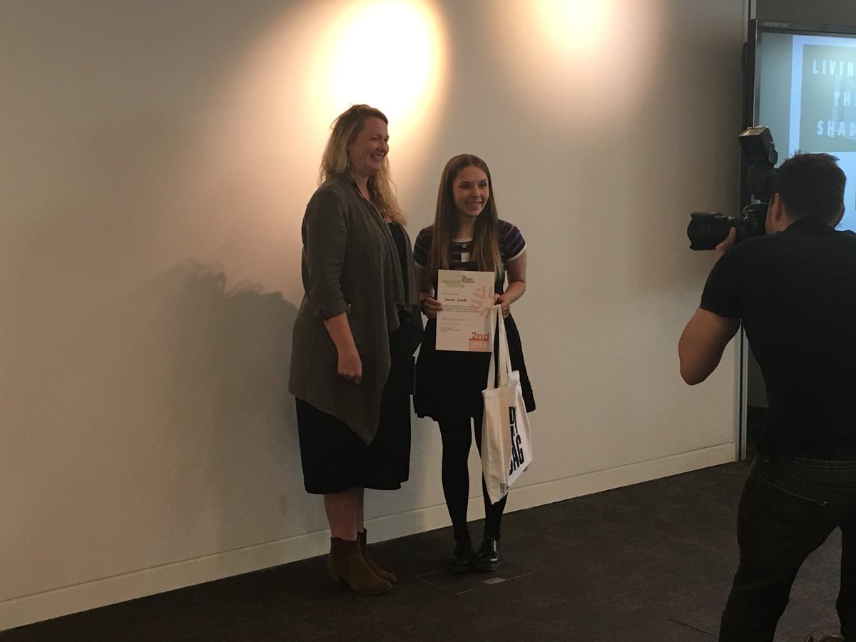 DesignMuseum's tweet photo. #StudentAwards 👏 | Jasmine Everett @ColchesterInst wins 2nd prize for her local community project featuring a zine + social media campaign to raise awareness of the environmental effects of Bradwell Nuclear power station on the eco-life of a local estuary. https://t.co/HXhl1f2CxG