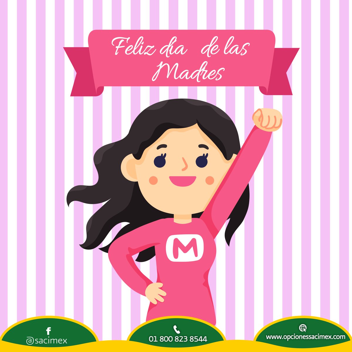 sacimex's tweet photo. La familia #Sacimex te desea muchas bendiciones en tu día por ser una súper mamá y una madre ejemplar.
Reciban desde la distancia nuestro cariño y un fraternal abrazo…
#Feliz_Día_Mamá
#Tu_Crédito_De_Confianza https://t.co/Rb9bVmqiQ7