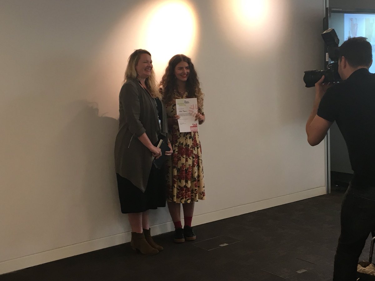 DesignMuseum's tweet photo. #StudentAwards 🏆 | Congratulations to Elsie Phelan @ColchesterInst - 1st prize for her vibrant + well-developed collection of underwear garments and accompanying campaign, researched from personal experience and targeted at breast health awareness. https://t.co/gS14vIu0L5