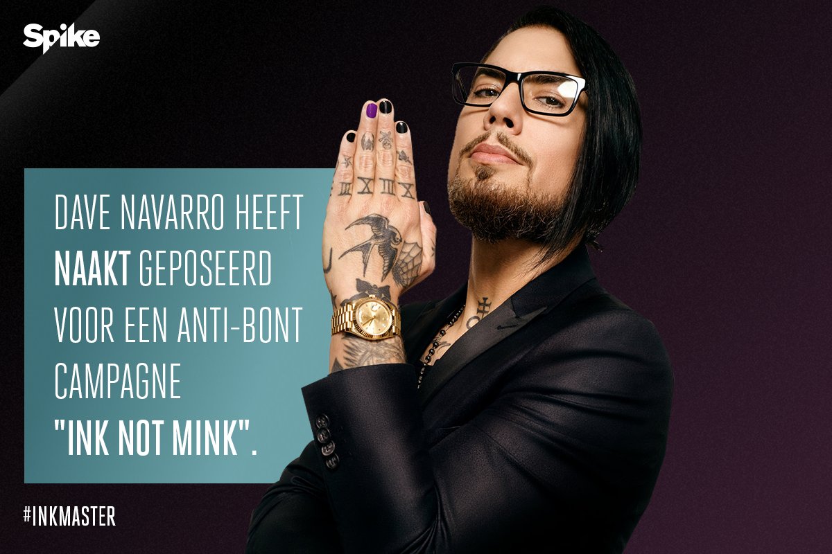ParamountNetNL's tweet photo. Ink Master-host Dave Navarro houdt zich met meer dan alleen een rock 'n roll lifestyle bezig. @davenavarro #inkmaster #inknotmink https://t.co/nmYSVWefQI