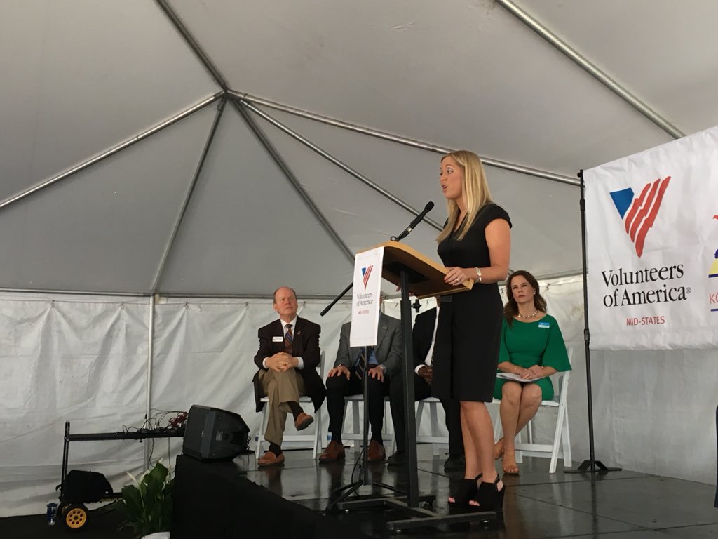 GregFischerLou's tweet photo. Congratulations to @voamid on the opening of its new addiction recovery center in Old Louisville. This extends VOA’s nationally-recognized model for providing life-changing addiction recovery services to pregnant and parenting moms. Great job! https://t.co/qrRj7VamTn