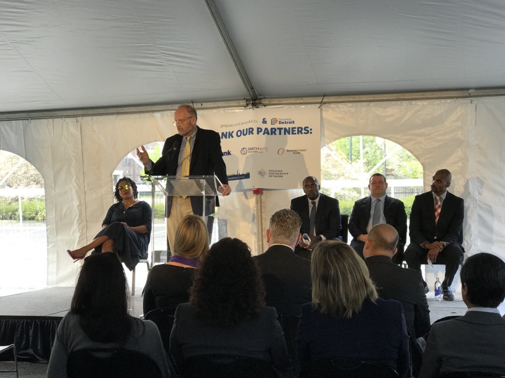 kkpdetroit's tweet photo. Ground breaking. North End. Grandmont-Rosedale. Single Family Development. @developdetroit @Sonya_Mays @HPN_Network @jpmorgan #RebuildingDetroit https://t.co/d4T37Bbcny