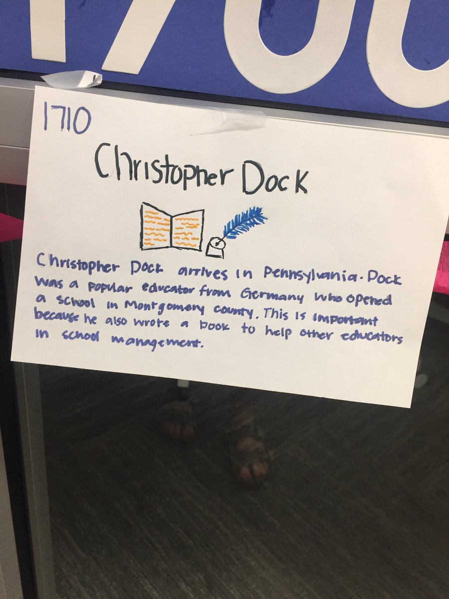 OlatheFutureEd's tweet photo. Into to Ed students are looking at historical events impacting education and created a collaborative timeline today #historyofed #historicaltimeline #importantevents #FEA https://t.co/skyHfVrw24