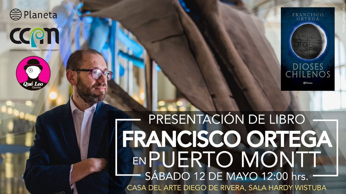 NOTICIAS DE REVISTADELOSJAIVAS.COM / Puerto Montt 

Francisco Ortega presenta su último éxito en el Diego Rivera: “Dioses Chilenos”, el exitoso libro que lo convirtió en top de ventas

revistadelosjaivas.com/francisco-orte…