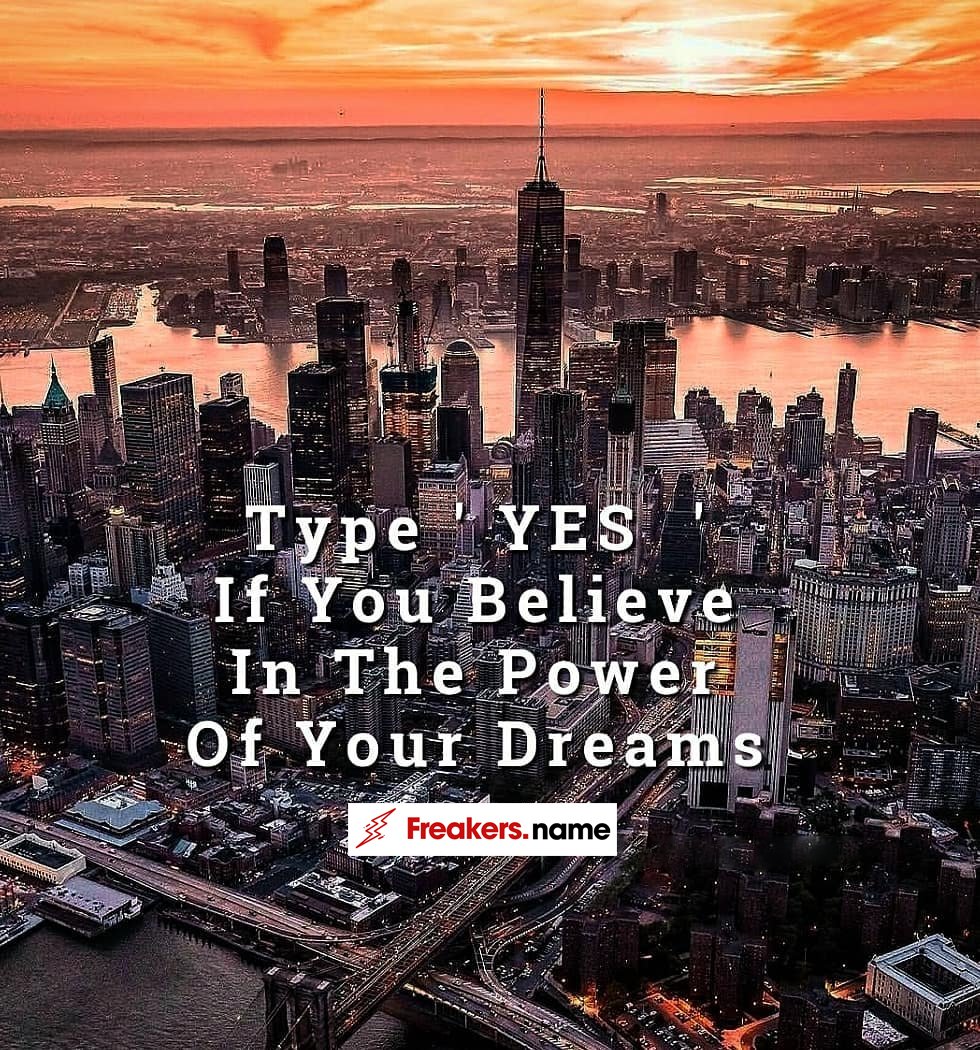 FreakersName's tweet photo. Type YES If You Believe 🙌🏻🙌🏻
#believe #dream https://t.co/qPLOTIRWbQ