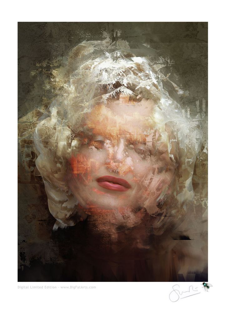 BigFatArts's tweet photo. 'Fragile' Limited Editions - Artist: #CzarCatstick via @BigFatArts / https://t.co/rR9x18V1xe  #MarilynMonroe #Marilyn #Abstract #Art #IamTheFly #Series https://t.co/uZicPy99Dn