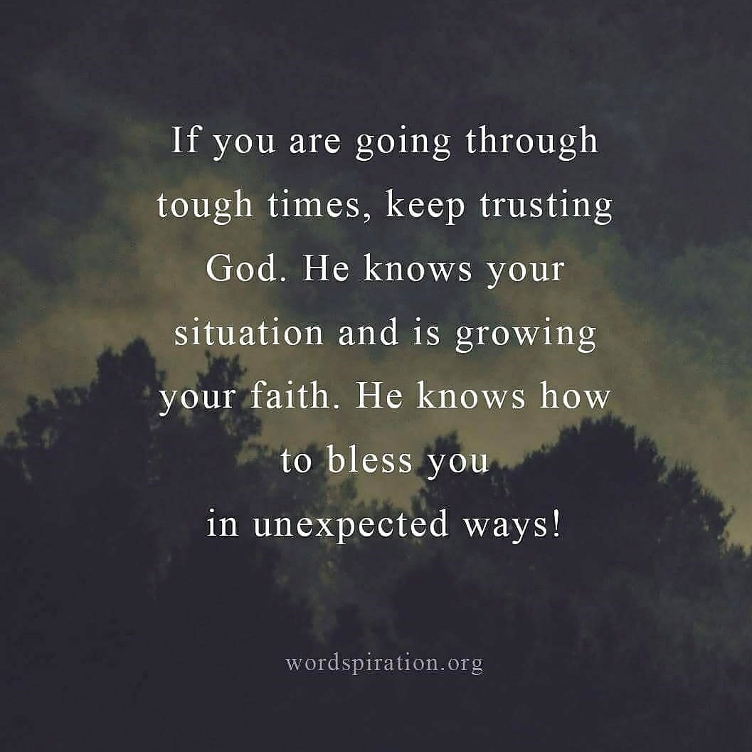 PBarrington57's tweet photo. 🙏 He will bless you in unexpected ways even when you are struggling. 🙌 https://t.co/xOzwzGDCmB