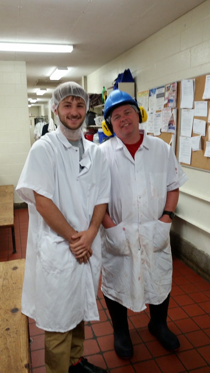 gobluestreaks's tweet photo. Yesterday, Max Corso toured the J. H. Routh Packing Company with the Global Internship Program. Max is interested in learning about Animal Science and Quality Control.  Routh Packing will become a partner in the #SCSGIE program next year. Check out these photos from their tour! https://t.co/EksB3KRkxm