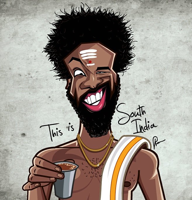 PrasadPBhat's tweet photo. This is South India..
Kaapi be sippin up..
Paatis be trippin up..
Mallus be shippin out..
Can't get enough of Donald Glover. 
What a man! #ThisIsAmerica #thisissouthindia #ChildishGambino #DonaldGlover https://t.co/5g8K5u2lxt
