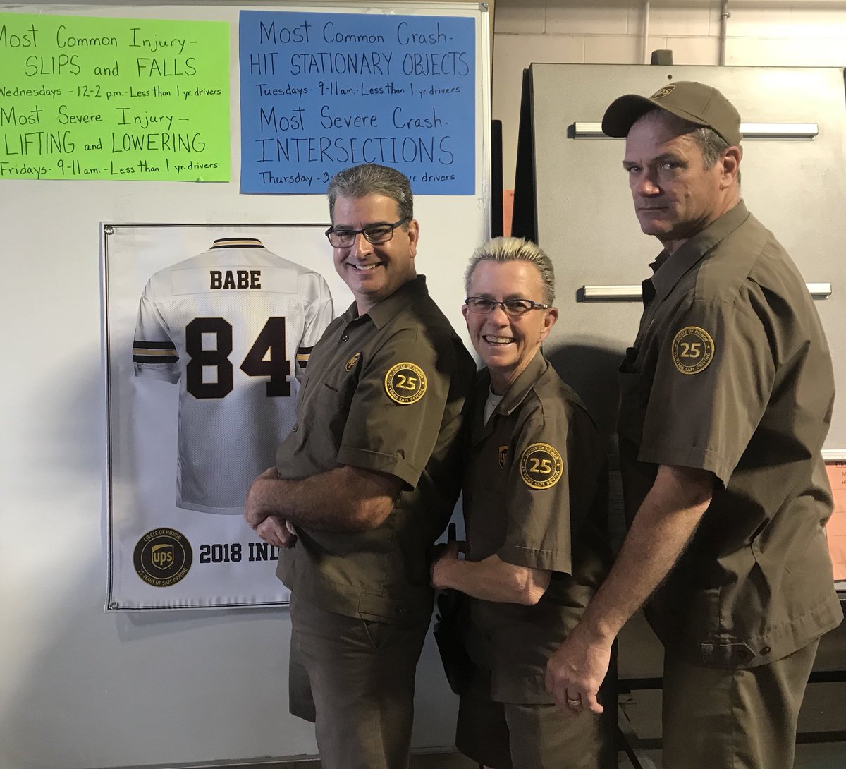 Elkhorn Valley Center inducts new Circle of Honor member! Mark Babe 25 years of Safe Driving.