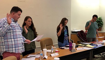 kyreadycorps's tweet photo. Pics from our @EKU @kyreadycorps Member Orientation on 4/27/18. So proud of my new recruits, and grateful to be connected to @EKU Public Safety and @GPFoodBank via @AmeriCorps KY @ServeKY ! https://t.co/9223dL9WvK
