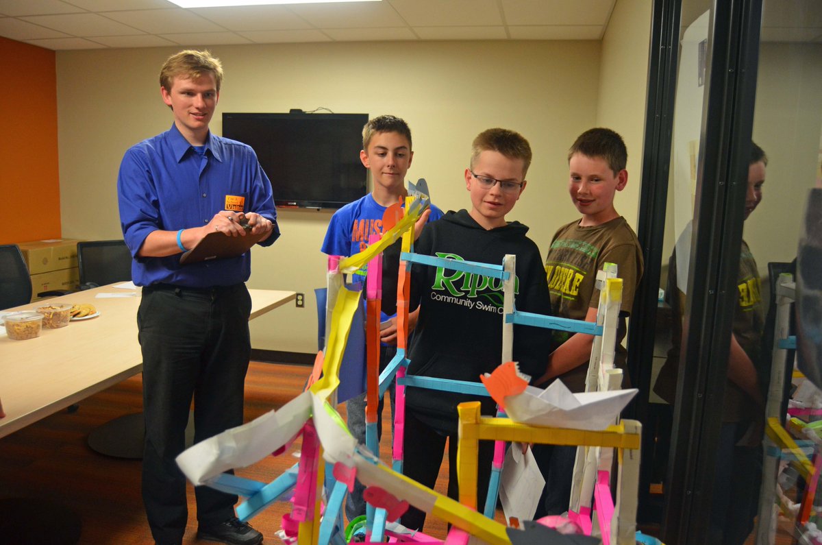 stampcat2's tweet photo. Thank you @AllianceEnergySystem Engineers for evaluating and offering feedback to groups of students on their roller coaster projects. https://t.co/d6kzvHgw04 #riponwiproud #pbl #STEM https://t.co/0cRuFv6luf