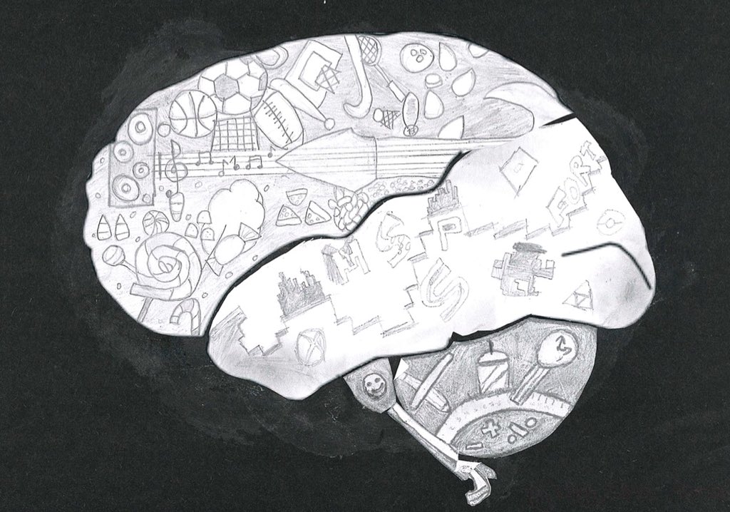 holyheaddt's tweet photo. What does good Mental Health look like? More stunning work from our “Mental Pictures” workshops with @HelenStoreyFdn and @RSAAcademies. #MentalHealthAwareness #everyonehasmentalhealth #GraphicDesign https://t.co/PqYYFfndAL