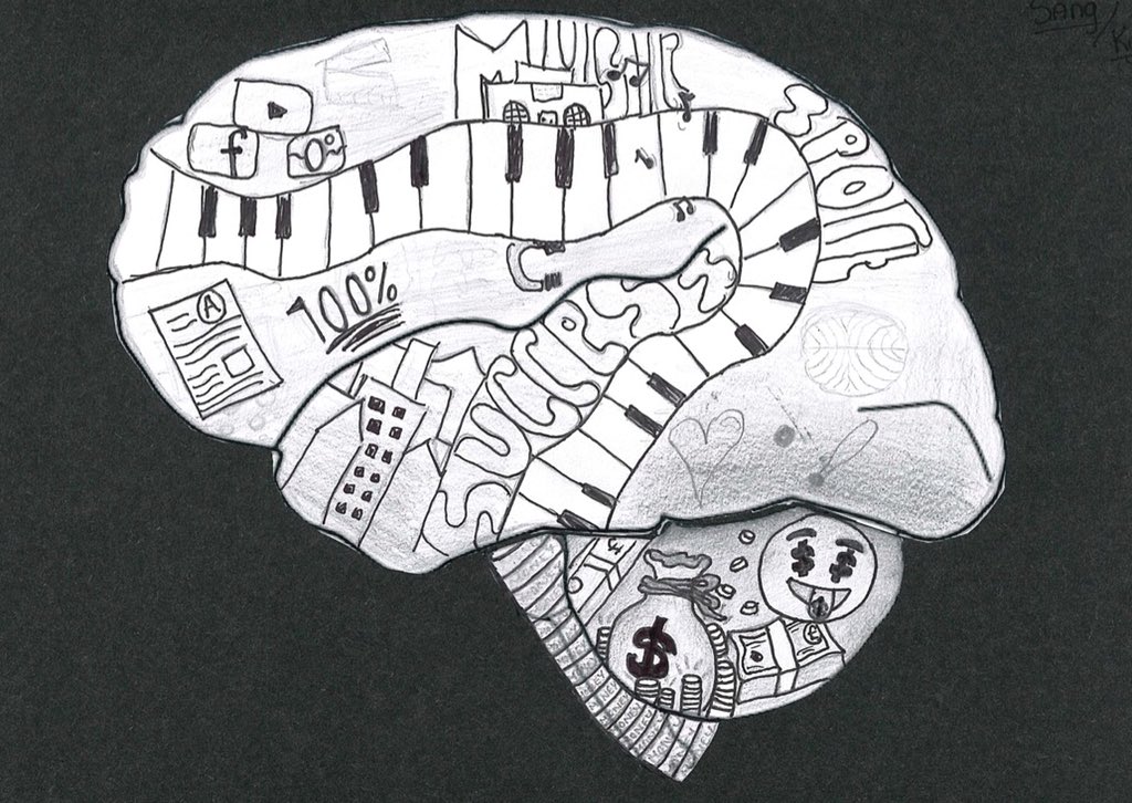 holyheaddt's tweet photo. What does good Mental Health look like? More stunning work from our “Mental Pictures” workshops with @HelenStoreyFdn and @RSAAcademies. #MentalHealthAwareness #everyonehasmentalhealth #GraphicDesign https://t.co/PqYYFfndAL