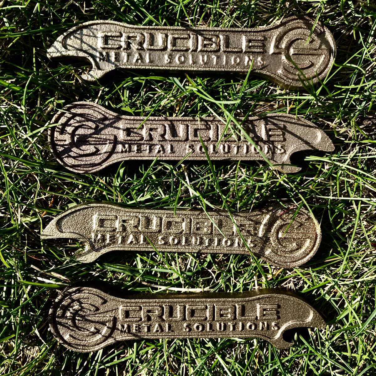 CrucibleMetal's tweet photo. Last day of the @Design2Part show. Stop by booth #415 for a chance to win a cast bronze bottle opener! https://t.co/EuvNDNMab1