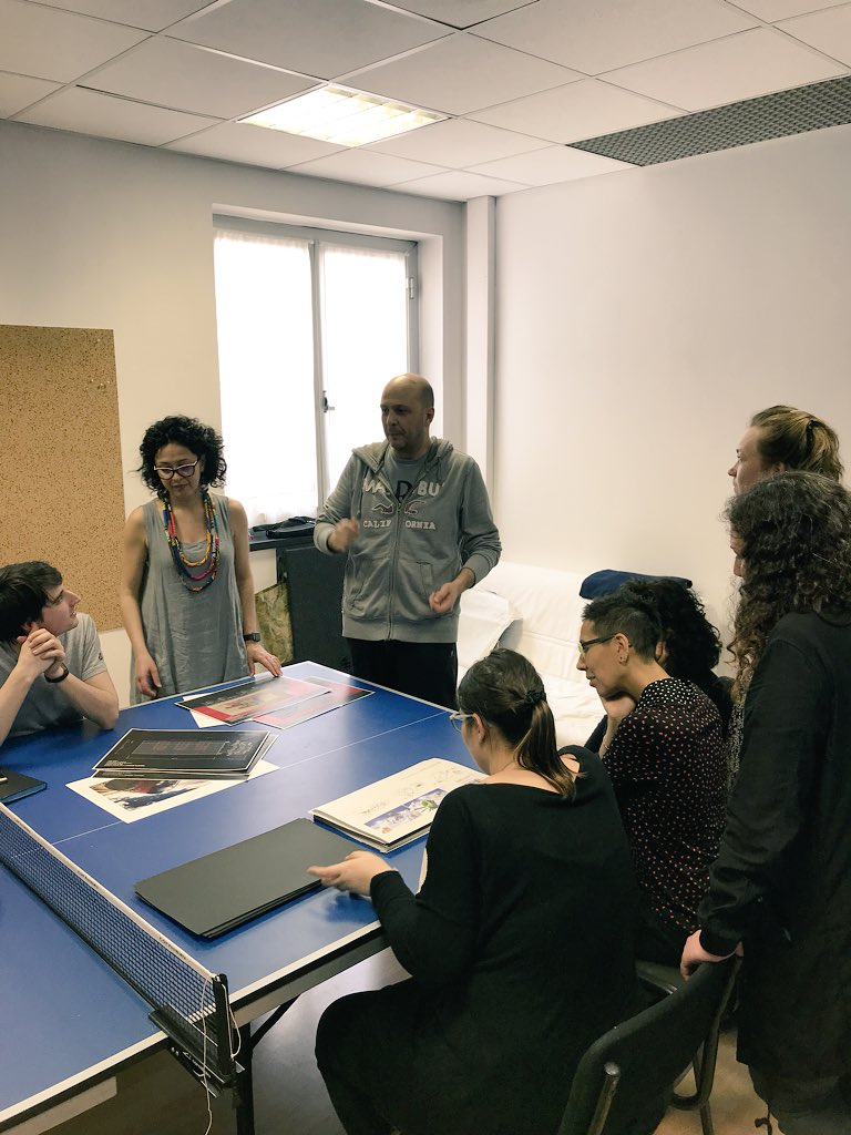 forgetheritage's tweet image. #ForgetHeritage training sessions in Genoa: study visit at Insert Coin, a (local) creative company working worldwide.