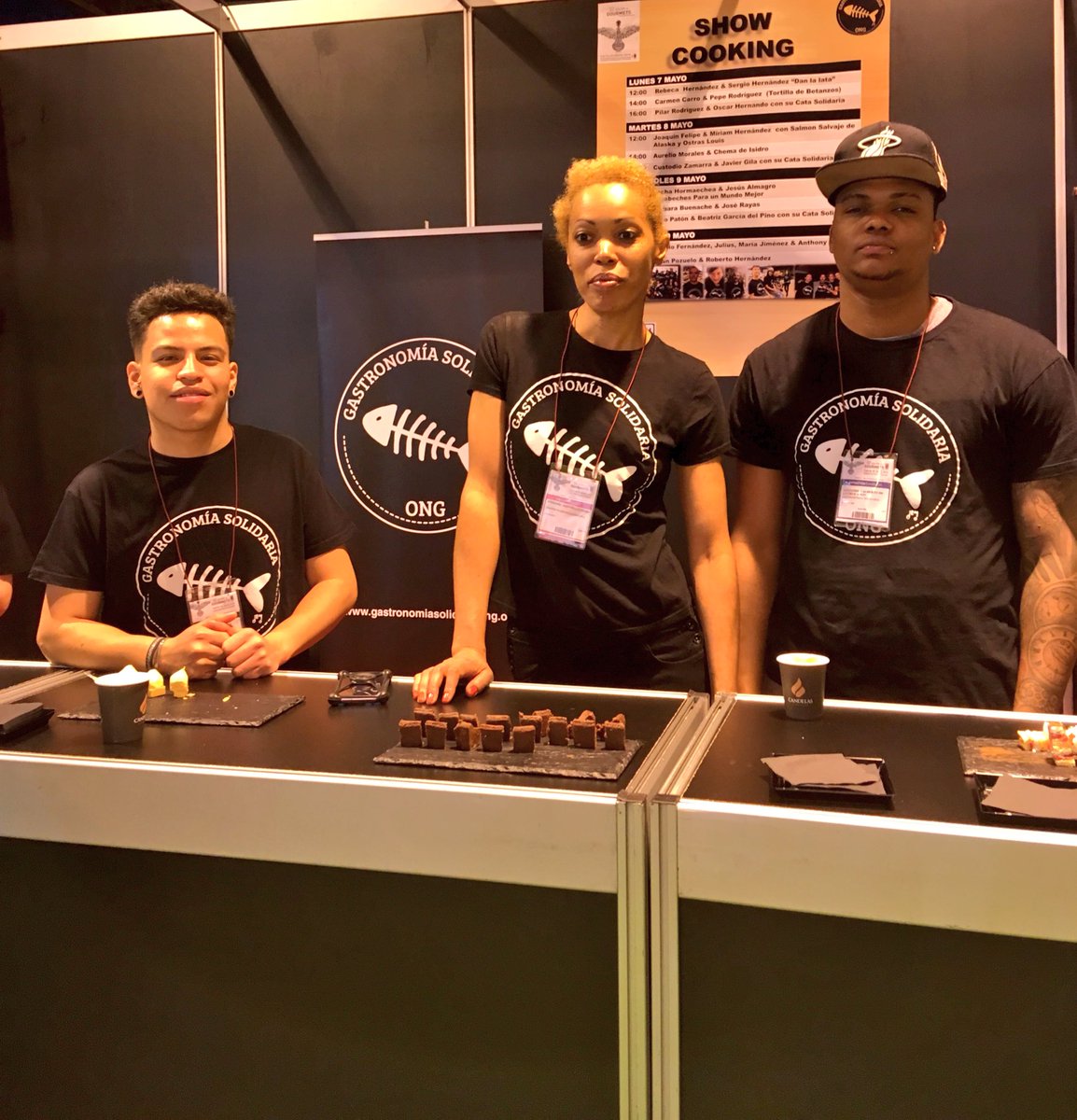 <a href="/ACYRE_/">ACYRE MADRID</a> <a href="/Sergioumami/">Sergio Fernandez</a> <a href="/juliusbienert1/">Julius Bienert</a> <a href="/GS_ONG_/">GastronomiaSolidaria</a> Gastronomia Solidaria es una ONG que forma a jóvenes en riesgo de exclusión con la colaboración desinteresada de profesores y grandes cocineros. Una cantera de talento que necesita de nuestro apoyo. <a href="/GS_ONG_/">GastronomiaSolidaria</a>