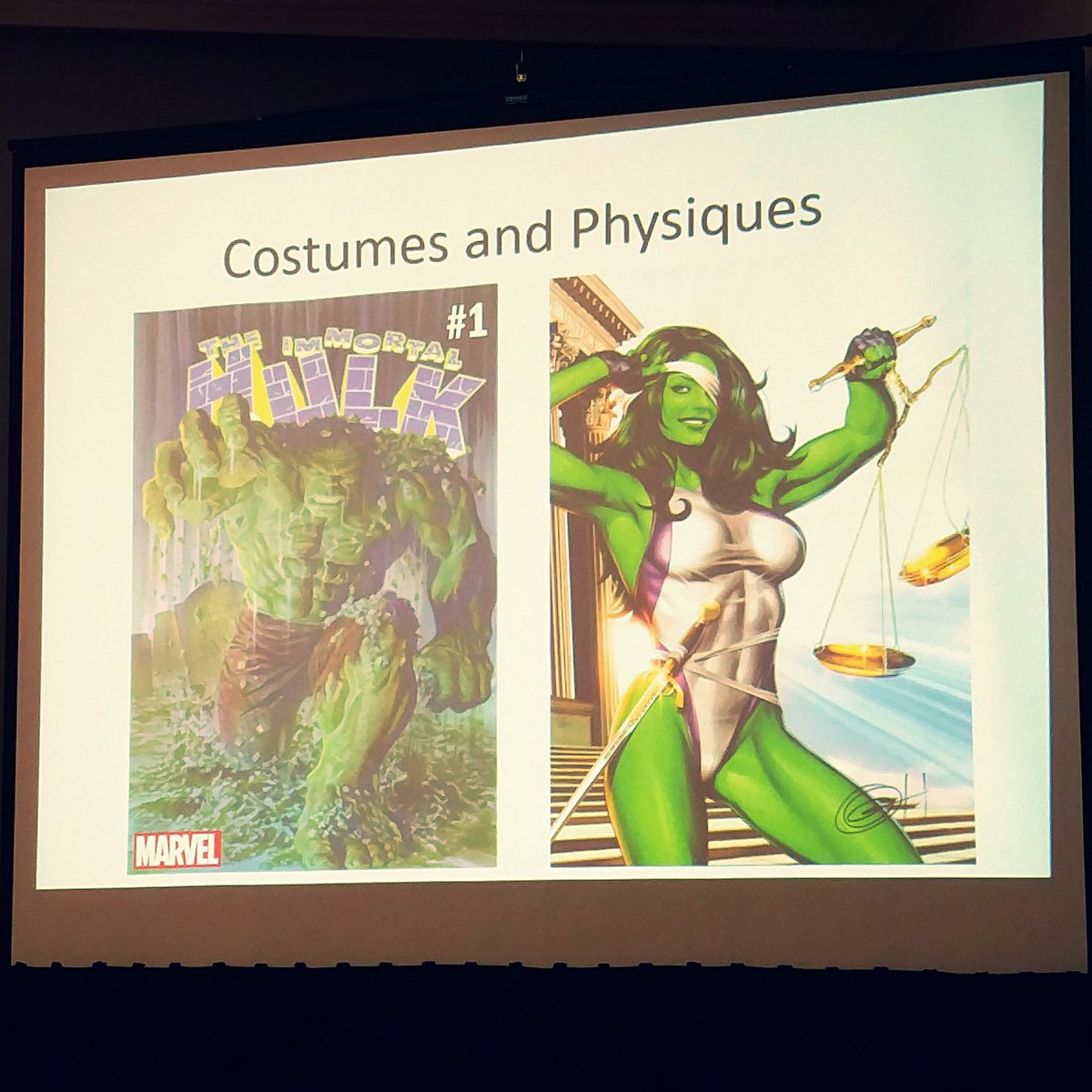 nataljaChe's tweet photo. .@ComicsBD (Un)Costumed superheroes panel: raising questions about how comics can challenge visual systems & introduce intersectionality into comics discourse @TorontoComics #CSSC18 #ComicsToronto #TCAF #TCAF18 #comics #graphicnovel #toronto #research https://t.co/rBdR2jaz0p