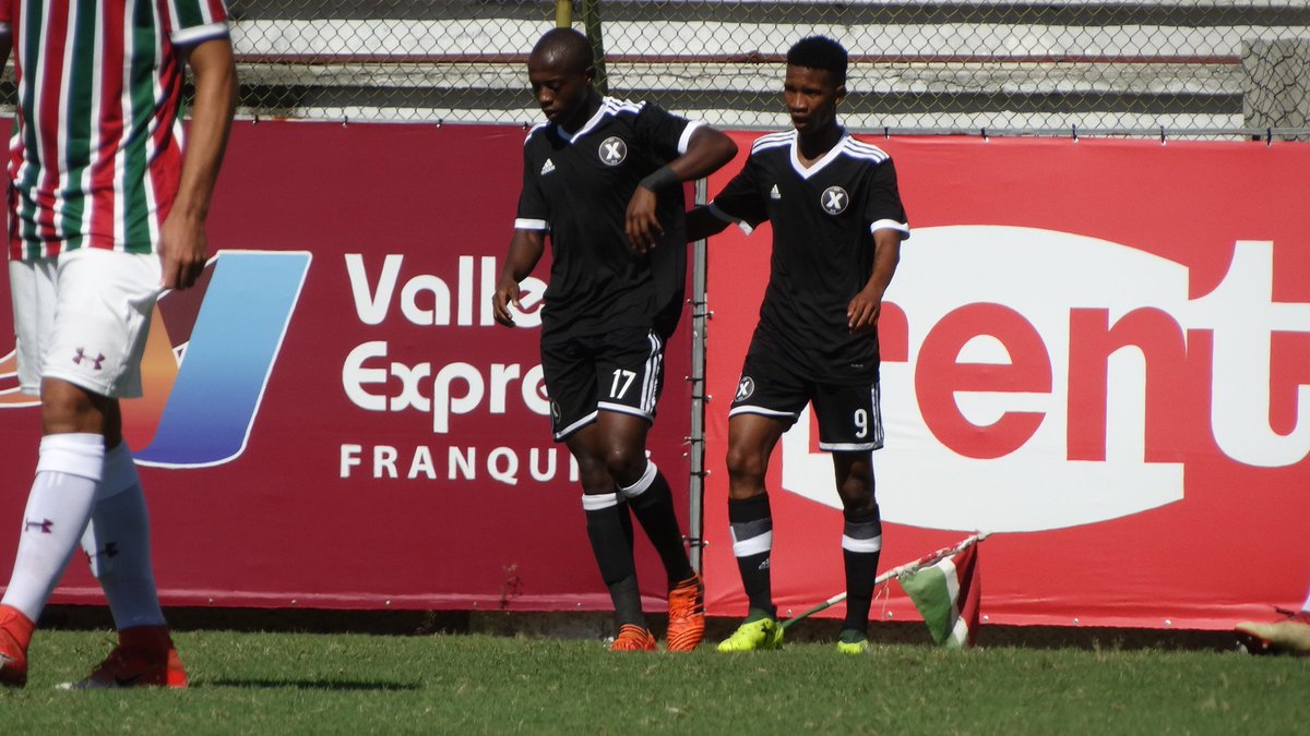 orlandopirates's tweet photo. ☠FT || @FluminenseFC 1 - 3 @orlandopirates #ProjectXRio🇧🇷
🥅22' Lepasa
🥅28' Cwinyane
🥅32' Masinga
⚫⚪🔴⭐
#OrlandoPirates
#OnceAlways https://t.co/OGj9Y6UsSm