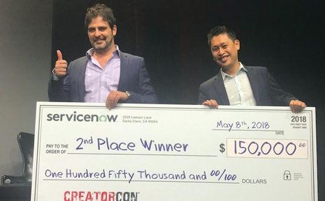 MrDavidOakley's tweet photo. "Aussie companies - @Enable_Labs and @Recruit_live - clean up at @ServiceNow #CreatorCon comp in Vegas" at @ITBriefAU https://t.co/EoGKFM3Pz8 - Silver and Bronze for Australia! #Ausbiz #Know18 https://t.co/XUPnQNEuar