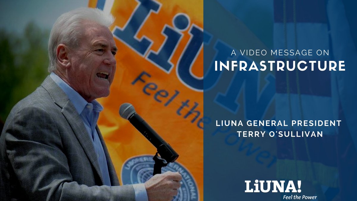 LIUNA's tweet photo. WATCH NOW - #LIUNA General President #TerryOSullivan speaks on #Infrastructure #infrastructurematters #timetobuild https://t.co/HXJJnNaWRF https://t.co/HXJJnNaWRF https://t.co/rqEILcSxOu
