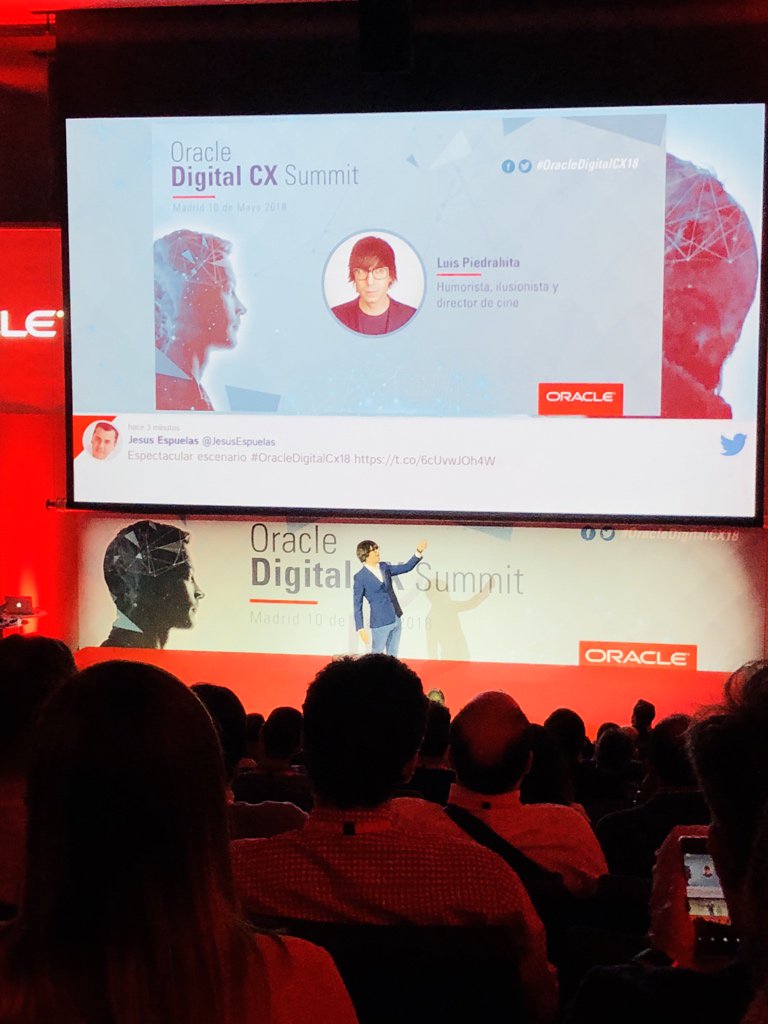 juanclarrauri's tweet image. Comienza el #OracleDigitalCX18 sobre #TransformacionDigital