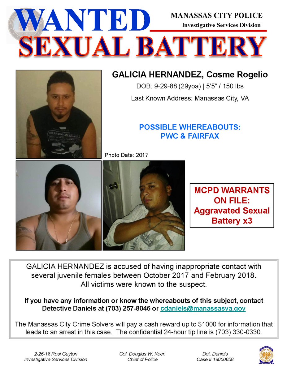 ManassasCityPD's tweet photo. #FugitiveoftheWeek
#WANTED https://t.co/yvEN23dD8w